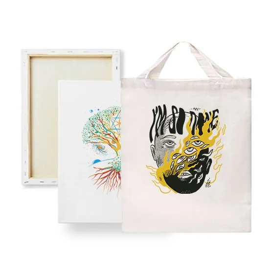 DTF on Canvas & Twill